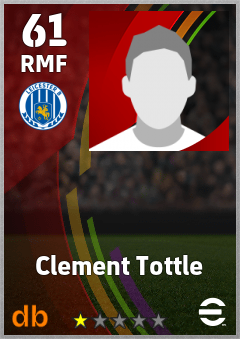 Clement Tottle — RMF, OVR 61, MAX 61