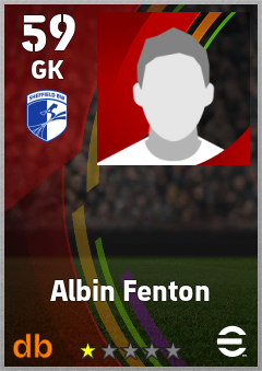 Albin Fenton — GK, OVR 59, MAX 59
