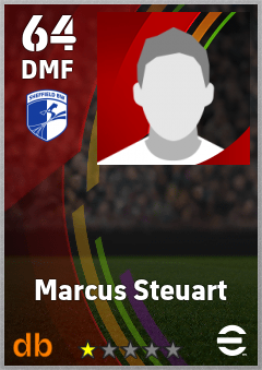 Marcus Steuart — DMF, OVR 64, MAX 64