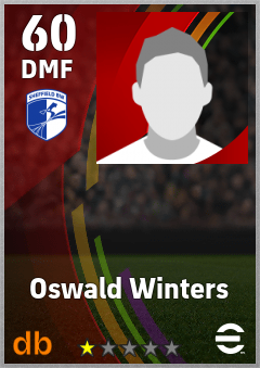 Oswald Winters — DMF, OVR 60, MAX 60