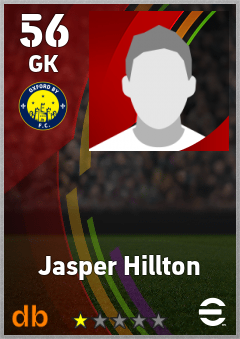 Jasper Hillton — GK, OVR 56, MAX 56