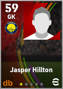 Jasper Hillton — GK, OVR 59, MAX 59