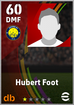 Hubert Foot — DMF, OVR 60, MAX 60