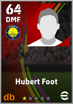 Hubert Foot — DMF, OVR 64, MAX 64