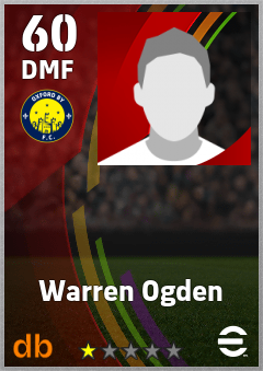 Warren Ogden — DMF, OVR 60, MAX 60
