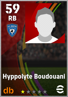 Hyppolyte Boudouani — RB, OVR 59, MAX 59