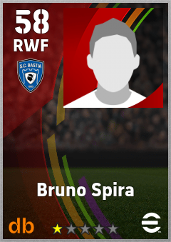 Bruno Spira — RWF, OVR 58, MAX 58
