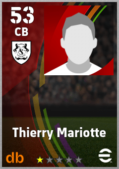 Thierry Mariotte — CB, OVR 53, MAX 53