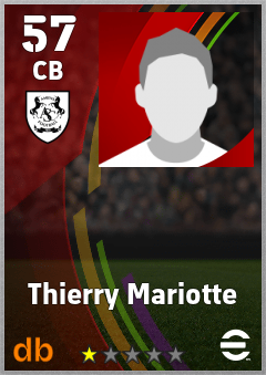 Thierry Mariotte — CB, OVR 57, MAX 57