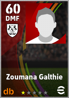 Zoumana Galthie — DMF, OVR 60, MAX 60