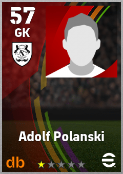 Adolf Polanski — GK, OVR 57, MAX 57