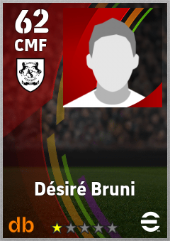 Désiré Bruni — CMF, OVR 62, MAX 62
