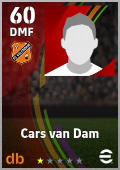 Cars van Dam — DMF, OVR 60, MAX 60