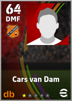 Cars van Dam — DMF, OVR 64, MAX 64