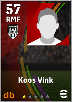 Koos Vink — RMF, OVR 57, MAX 57