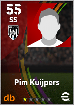 Pim Kuijpers eFootball player card
