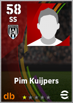 Pim Kuijpers — SS, OVR 58, MAX 58