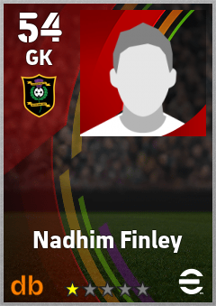 Nadhim Finley — GK, OVR 54, MAX 54