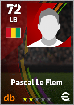Pascal Le Flem — LB, OVR 72, MAX 72