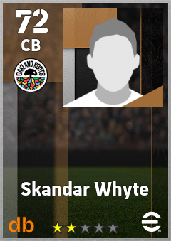 Skandar Whyte — CB, OVR 72, MAX 72