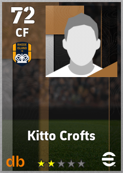 Kitto Crofts — CF, OVR 72, MAX 72