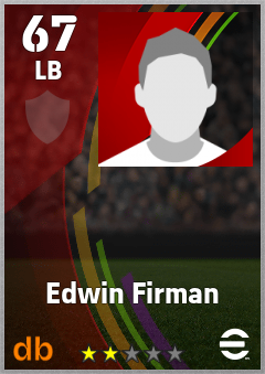 Edwin Firman eFootball player card