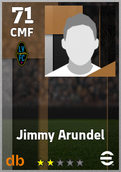 Jimmy Arundel — CMF, OVR 71, MAX 71