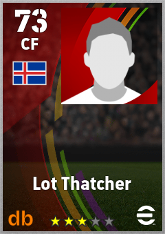 Lot Thatcher eFootball player card
