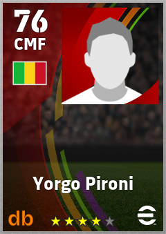Yorgo Pironi eFootball player card