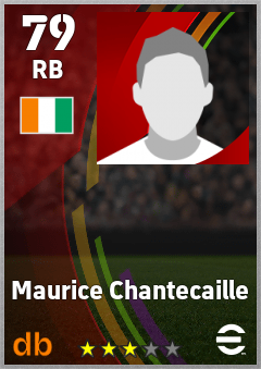 Maurice Chantecaille — RB, OVR 79, MAX 79