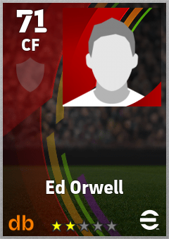 Ed Orwell — CF, OVR 71, MAX 71
