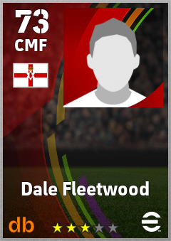 Dale Fleetwood eFootball player card