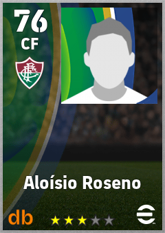 Aloísio Roseno — CF, OVR 76, MAX 76