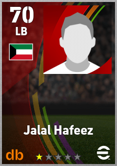 Jalal Hafeez — LB, OVR 70, MAX 70