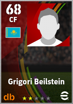 Grigori Beilstein — CF, OVR 68, MAX 68