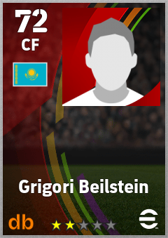 Grigori Beilstein — CF, OVR 72, MAX 72