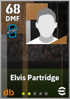 Elvis Partridge — DMF, OVR 68, MAX 68