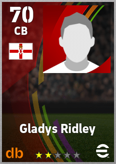 Gladys Ridley eFootball player card
