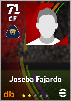 Joseba Fajardo — CF, OVR 71, MAX 71