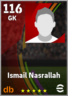 Ismail Nasrallah eFootball player card