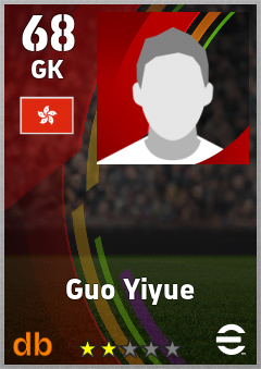 Guo Yiyue eFootball player card