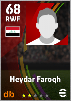 Heydar Faroqh eFootball player card