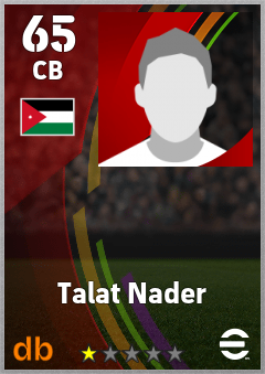 Talat Nader eFootball player card