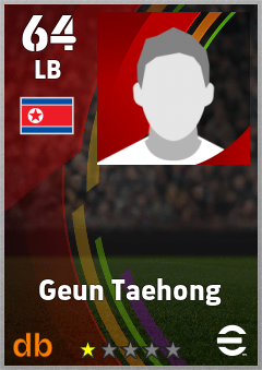 Geun Taehong eFootball player card