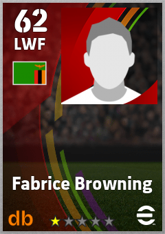 Fabrice Browning eFootball player card