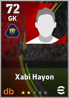 Xabi Hayon — GK, OVR 72, MAX 72