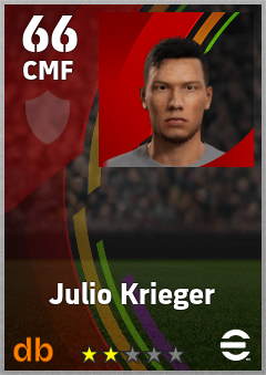 Julio Krieger eFootball player card