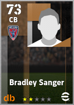 Bradley Sanger — CB, OVR 73, MAX 73