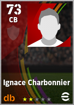 Ignace Charbonnier — CB, OVR 73, MAX 73