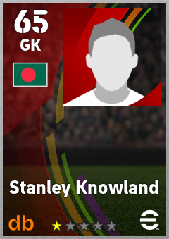 Stanley Knowland — GK, OVR 65, MAX 65